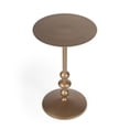 thumbnail image 3 of Mesa auxiliar Butler Zora Bronze Iron Pedestal Gold 19.25H, 3 of 8