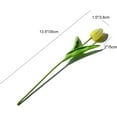 thumbnail image 2 of 20pcs White Flowers Artificial Tulip Silk Fake Flowers 13.5" for Mother's Day Easter Valentine’s Day Gifts in Bulk Home Kitchen Wedding Decorations, 2 of 5