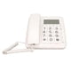 thumbnail image 5 of Teléfono Con Cable, Función De Calculadora De Línea Fija Con Cable De Identificación De Llamadas Con Pantalla Azul Para Office Para El Hogar OTVIAP Blanco, 5 of 8