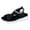 Black, variant on Cute Wedges Sandals for Women Comfy Lightweight Hard Sole Wedge Heels Womens House Slippers with Back Summer Beach Walking Espadrille Shoes Ankle Strap