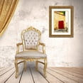 thumbnail image 3 of Susan Vizvary Photography 11x14 Gold Ornate Wood Framed with Double Matting Museum Art Print Titled - Double Red Door, 3 of 4