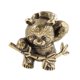 thumbnail image 5 of Adorno de panda de latón Figura de panda de latón Estatua en miniatura para coche con bambú Estatua decorativa de panda para oficina y hogar Feng Shui, 5 of 9