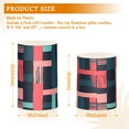 thumbnail image 6 of Yayeee Flameless Candles with Remote Flickering Battery Operated Multi Color Changing, Pink Geometric, 6 of 7