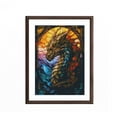 thumbnail image 3 of Stained Glass of Color Dragon DIY 5D Diamond Art Paint with Full Drill Round Diamond Gems Painting by Number Kits for Adults Art Craft Home Wall Decoration 15.8x19.8inch(1), 3 of 8