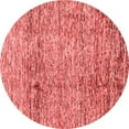 thumbnail image 1 of Ahgly Company Indoor Round Abstract Red Modern Area Rugs, 7' Round, 1 of 4