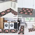 thumbnail image 5 of Pioneer Flower Floral Print Pattern Kitchen Rugs Sets Of 2,Anti Fatigue Kitchen Mat Rugs Non Slip Washable,Decorative Kitchen Floor Mats for Kitchen,Sink,Laundry,17"x30"+17"x47", 5 of 7
