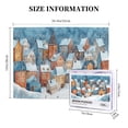 thumbnail image 5 of 500 PCS Enchanting Winter Town Wooden jigsaw puzzles 500 pieces,Puzzles suitable for entertaining with family during holidays,Challenging Brain Exercise,Adults Puzzle,Vibrant Design, 5 of 6