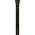 thumbnail image 3 of Ekena Millwork 1 1/2"W x 7 1/2"D x 10"H Miller Wrought Iron Bracket, (Single center brace), Antiqued Pale Gold, 3 of 9