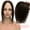 #02 Dark Brown, variant on Clip In Hair Extensions 100% Remy Real Human Hair Piece Top Piece Toupee Woman's Topper For Thin Hair Hairpiece For Hair Loss Cover Russian Hair 6-18 inch Brown