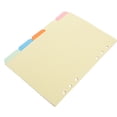 thumbnail image 4 of SHISUYAN 1 Set 5 Tab Dividers A5 Index Classified Lables 6-Holes Colorful Filler Project Sorter Pages for Ring Binders Planner Notebook (A5), 4 of 8