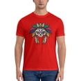 thumbnail image 3 of Louisiana Voodoo Short Sleeve T-Shirt Crewneck Cotton Classic Tee Shirt Tops, 3 of 5