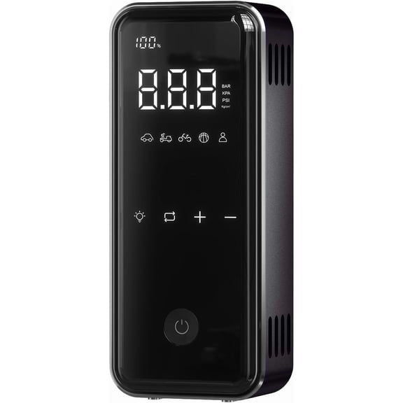 Denvix MotorX Tire Inflator 2nd Generation, Large Tire Inflator Speed Level 30 Second Fast Inflation Air Pump, 15000mAh Battery Capacity, 65W 5X Fast Charging, Deluxe Package.