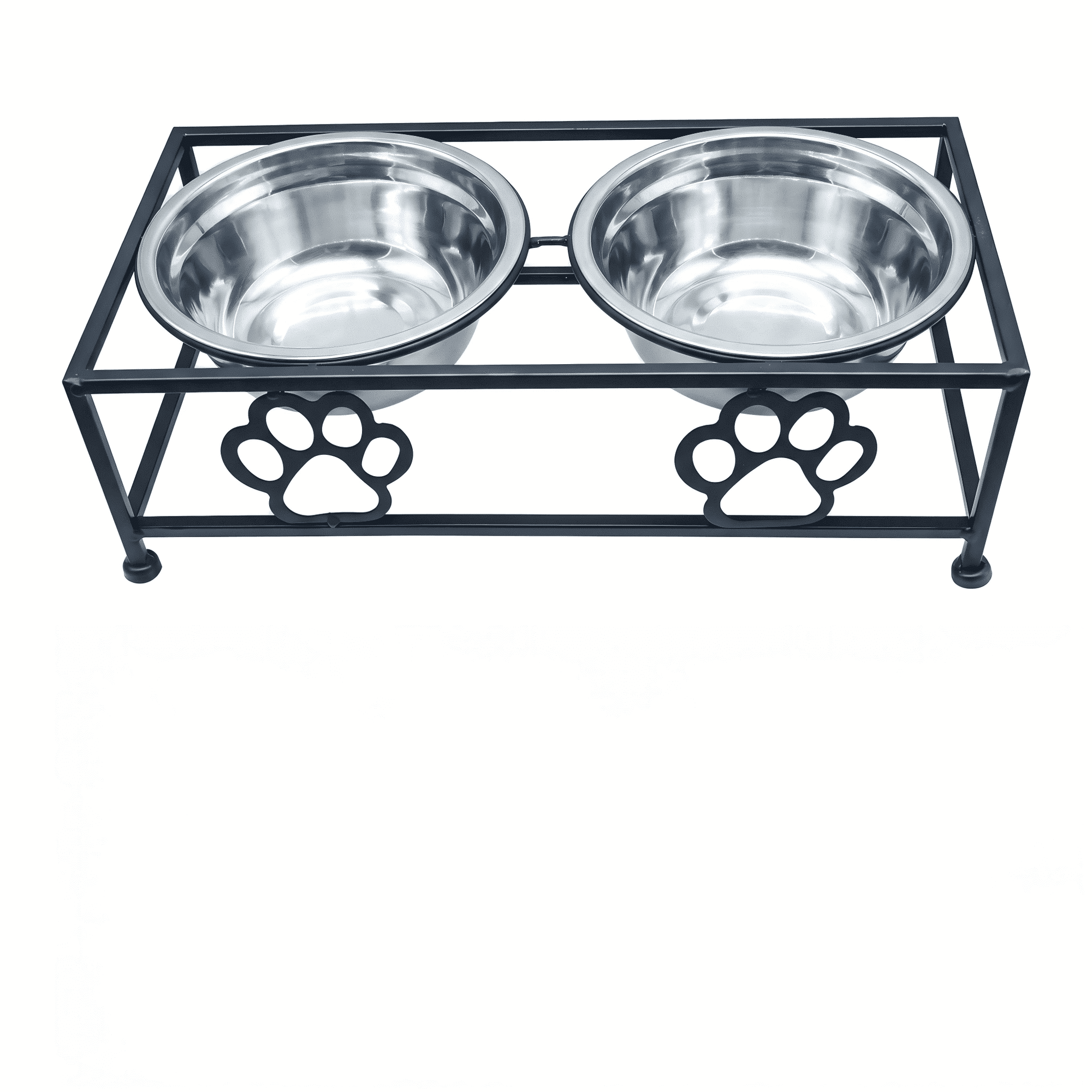 Elevated Dog Bowls for Small Dogs, Stainless Steel Elevated Dog Bowls – Dog - Cat Food Bowls and Holder for Cats & Small Dogs