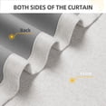 thumbnail image 5 of Full Blackout Curtains for Bedroom & Living Room, Grommet Drapes, Thermal Insulated Textured Blackout Curtains 2 Panels Set, W50" x L84", Beige, 5 of 7