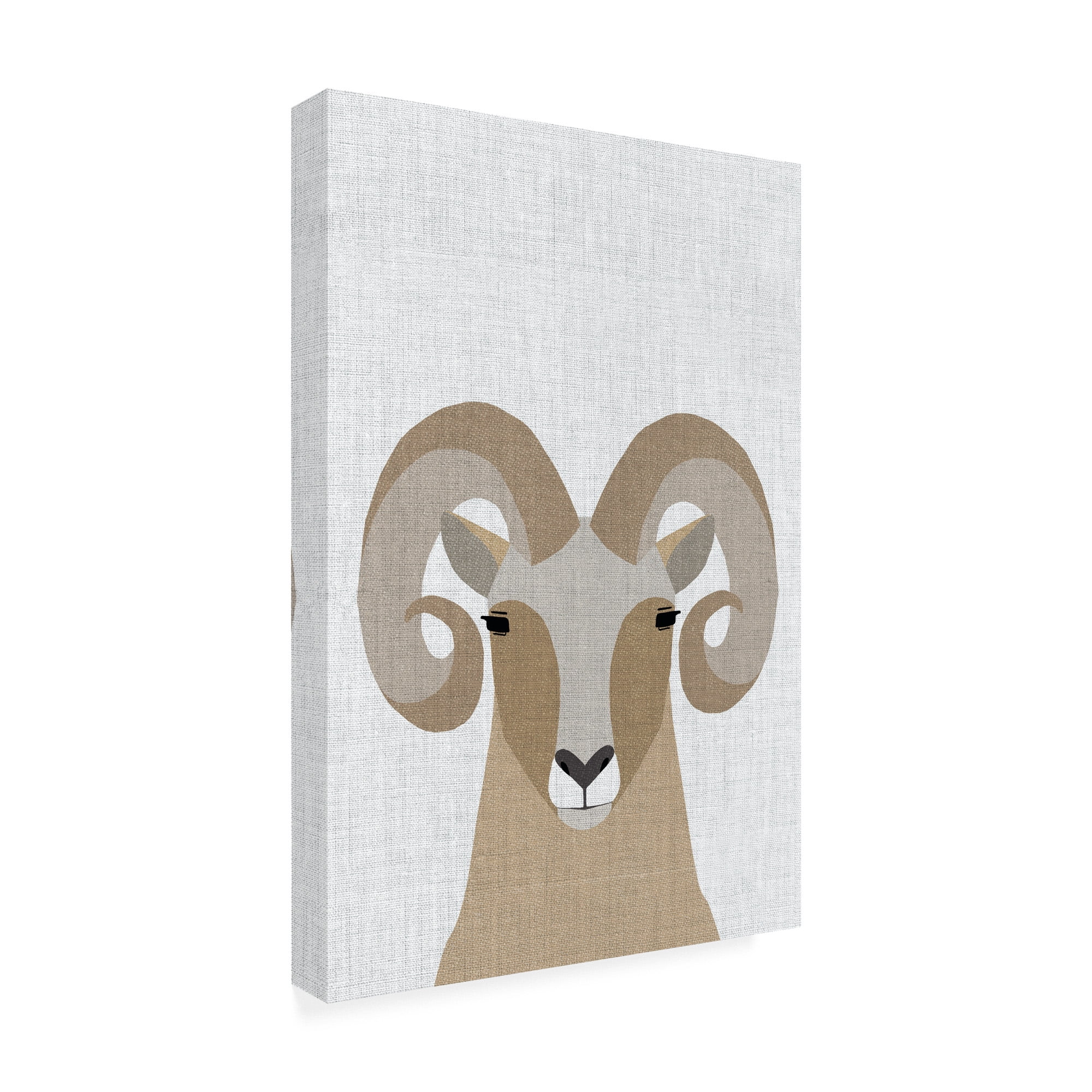 Trademark Fine Art 'Bighorn Sheep' Canvas Art by Annie Bailey Art