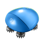 Breo Scalp Massager, IPX7 Waterproof , Detangler Hair Care for Stress Relief Home, Travel, Oudoor (Blue)