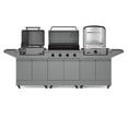 thumbnail image 4 of TYTUS Modular Grilling Collection 4-Burner Gas Grill, Pellet Smoker with Cart and Pizza Oven with Cart, 4 of 24
