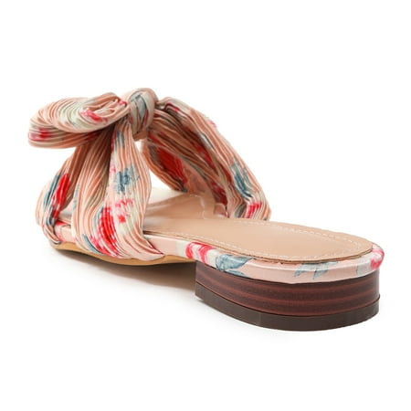 

Slippers Outdoor Beach Shoes Women s Bows Flat Sneakers Fashion Open Toe