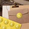 thumbnail image 6 of 34 Sheets Self Adhesive Gold Foil Embossed Stickers Round Dot Medal Decorative Decals for Envelope Card Seal Cat Shape 165x211mm Sticker: 50mm 12pcs/sheet, 6 of 6