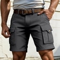 thumbnail image 2 of Kcolen Business Running Shorts for Men Men's Solid Casual Workwear Shorts for Everyday Comfort Lightweight Flexible Fit Breathable Pants Summer Athletic Work Dress Shorts, 2 of 5