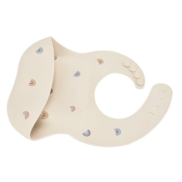 Babero impermeable, baberos de silicona unisex para niños pequeños, recogedor de comida para bebés, babero para niños pequeños True Excellence