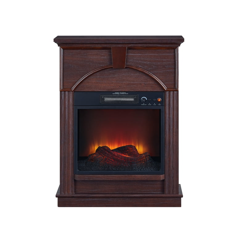 Bold Flame 26 inch Electric Fireplace in Dark Chocolate - Walmart.com