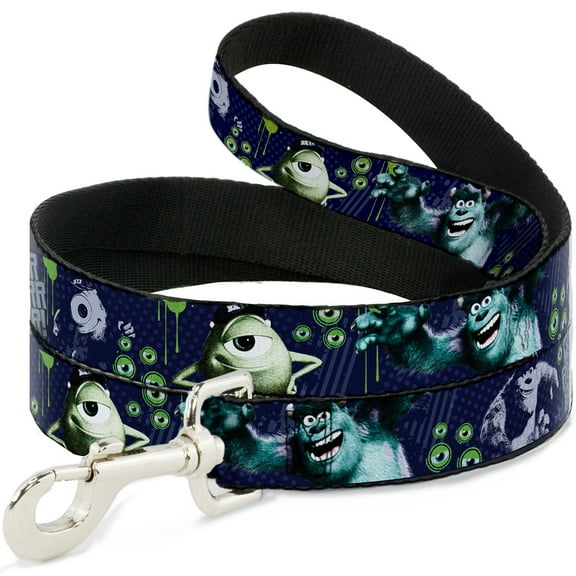 Disney Pet Leash, Dog Leash, Monsters University Sully Mike Poses Grrrrr, 4 Feet Long 1.0 Inch Wide