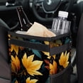 thumbnail image 6 of Thanksgiving Leaves Foldable Car Trash Bin with Lid, Leak-proof Mini Garbage Can – Hanging Storage Bag Included, 6 of 6