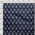 thumbnail image 2 of oneOone Cotton Silk Fabric Leaves & Floral Block Decor Fabric Printed BTY 42 Inch Wide, 2 of 4