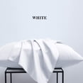 thumbnail image 3 of 100% Brushed Microfiber Pillowcases Set of 4, Soft and Cozy, Wrinkle, Fade, Stain Resistant, 20"x 30", White, 3 of 7
