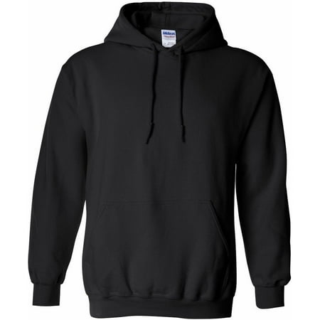Gildan - Gildan Hooded Sweatshirt Heavy Blend 18500 Small- Black ...