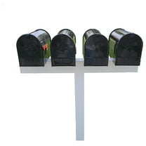 4L 42-in x 45-in White Vinyl Mailbox Post Sleeve