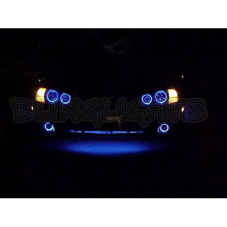 - 2001 2002 2003 Hyundai Elantra GLS Halos Fog Lamps Angel Eyes Driving Lights Foglamps Foglights Kit