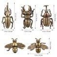 thumbnail image 2 of unbranded 5Ud Estatua De Abeja En Latón Decorativa Para Estantes Y Escritorios, 2 of 6