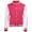 Hot Pink/White, variant on Awdis  Adult Varsity Jacket