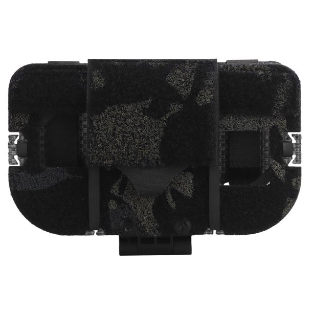 Placa universal para teléfono móvil en el pecho con correa MOLLE para teléfono de 8,89 x 17,15 cm