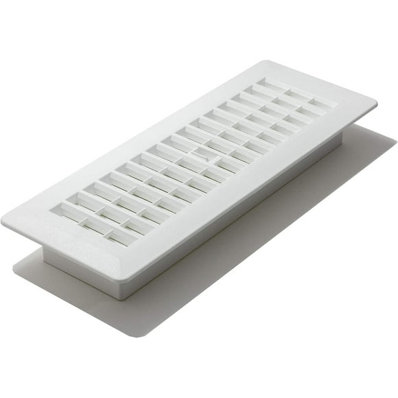 shiyou-PL310-WH 3-Inch by 10-Inch Plastic Floor Register, White