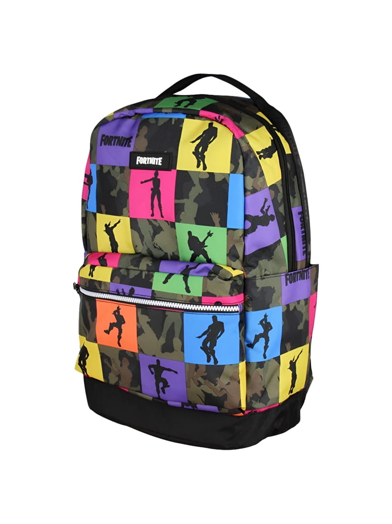 Fortnite Camo Silhouette Green Backpack for Teens & Kids, School