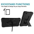 thumbnail image 3 of FIEWESEY for Walmart Onn 7 Inch Case, Heavy-Duty Drop-Proof Shock-Resistant Hybrid Case for Walmart Onn 7" 1/2 Generation(Model:100005206/100015685)+Screen Protector (Black/Black,1 Pc), 3 of 6