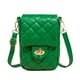 thumbnail image 1 of Bolso de hombro para mujer, bandolera, bolso para teléfono móvil con entramado, 1 of 5