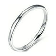 thumbnail image 3 of 1pc Stylish and Durable 2mm Stainless Steel Ring - Perfect Gift for Fashion Lovers, 3 of 5