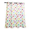 thumbnail image 1 of Cortina Deco 135x220 cm Blackout Blanco con Lunares, 1 of 2