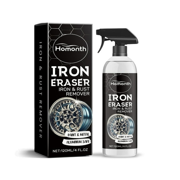 Iron Car Tire Rust Remover Cleaning Rust Remover Stain Remover Fresh Car Tire Rust Cleaner Bottle 4 Ounce