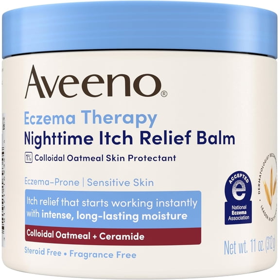 Aveeno Eczema Therapy Itch Relief Balm with Colloidal Oatmeal, 11 oz (Pack of 2)