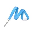 thumbnail image 2 of 6 Pack - Premium Bright Color Neon Lanyards with Swivel Hook & Safety Breakaway Clasp - Cute and Durable for School Hall Passes, Student & Work Badges, Cruise Cards by Specialist ID (Sky Blue), 2 of 4