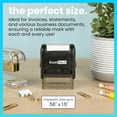 thumbnail image 2 of ExcelMark Paid Self Inking Rubber Stamp - Red Ink, 2 of 4