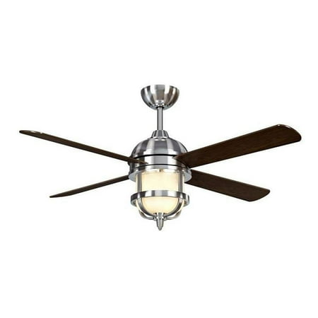 Hampton Bay Senze 52 in. Brushed Nickel Ceiling Fan