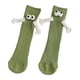 thumbnail image 2 of Calcetines de pareja perfecl Calcetines de tubo medio 3D Verde, 2 of 7