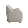 thumbnail image 6 of Studio Living Genifer Modern Loveseat 57.1", Pebble Gray Boucle Fabric, 6 of 11