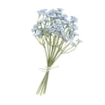 thumbnail image 4 of Ramo de adorno de flores artificiales, decoración artesanal, ramo falso de flores de simulación DIY para jardín, oficina, hogar, boda interior Azul, 4 of 8